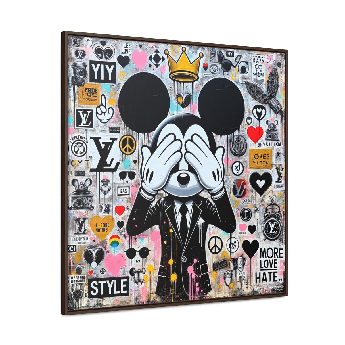 Mickey's Message: Street Art with a Pop Twist
