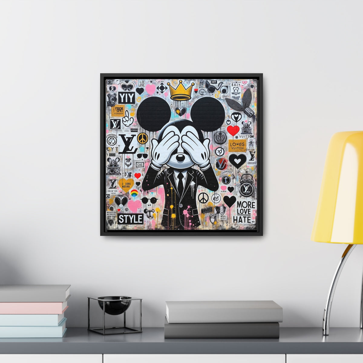 Mickey's Message: Street Art with a Pop Twist