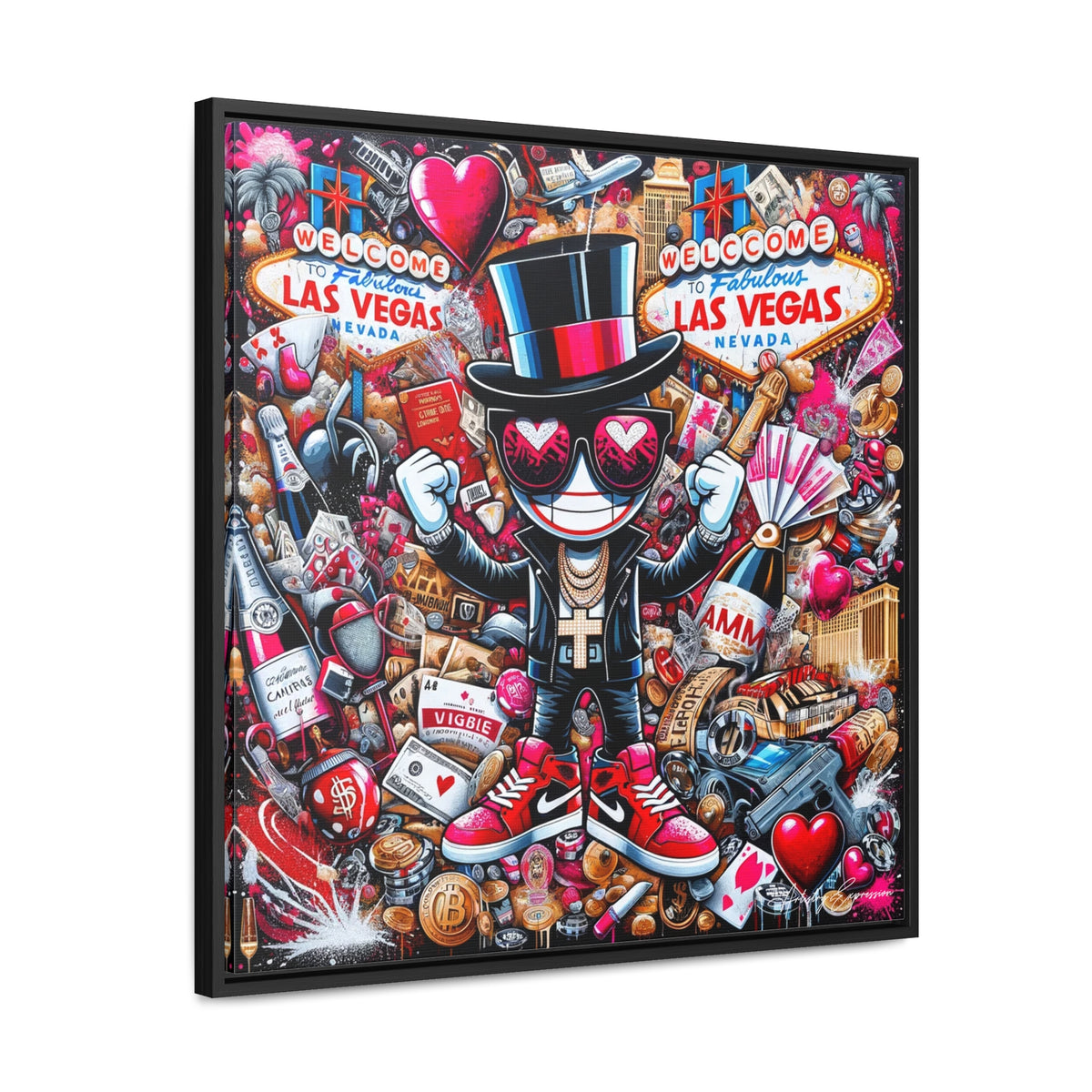 Neon Nights : exploration des graffitis des vibrations de Vegas