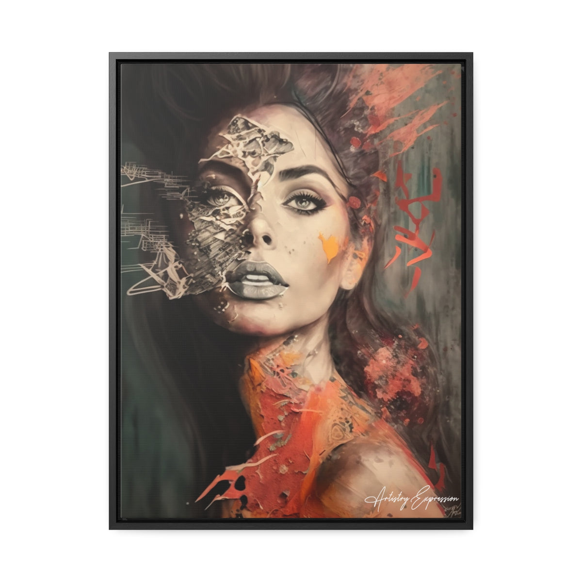 Radiant Charm: Portrait of an Artistic Glamour Lady