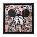 Urban Harmony: A Graffiti Mosaic of Pop Culture