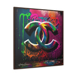 Street Art Broadcast: Channel Logo on Graffiti Wall