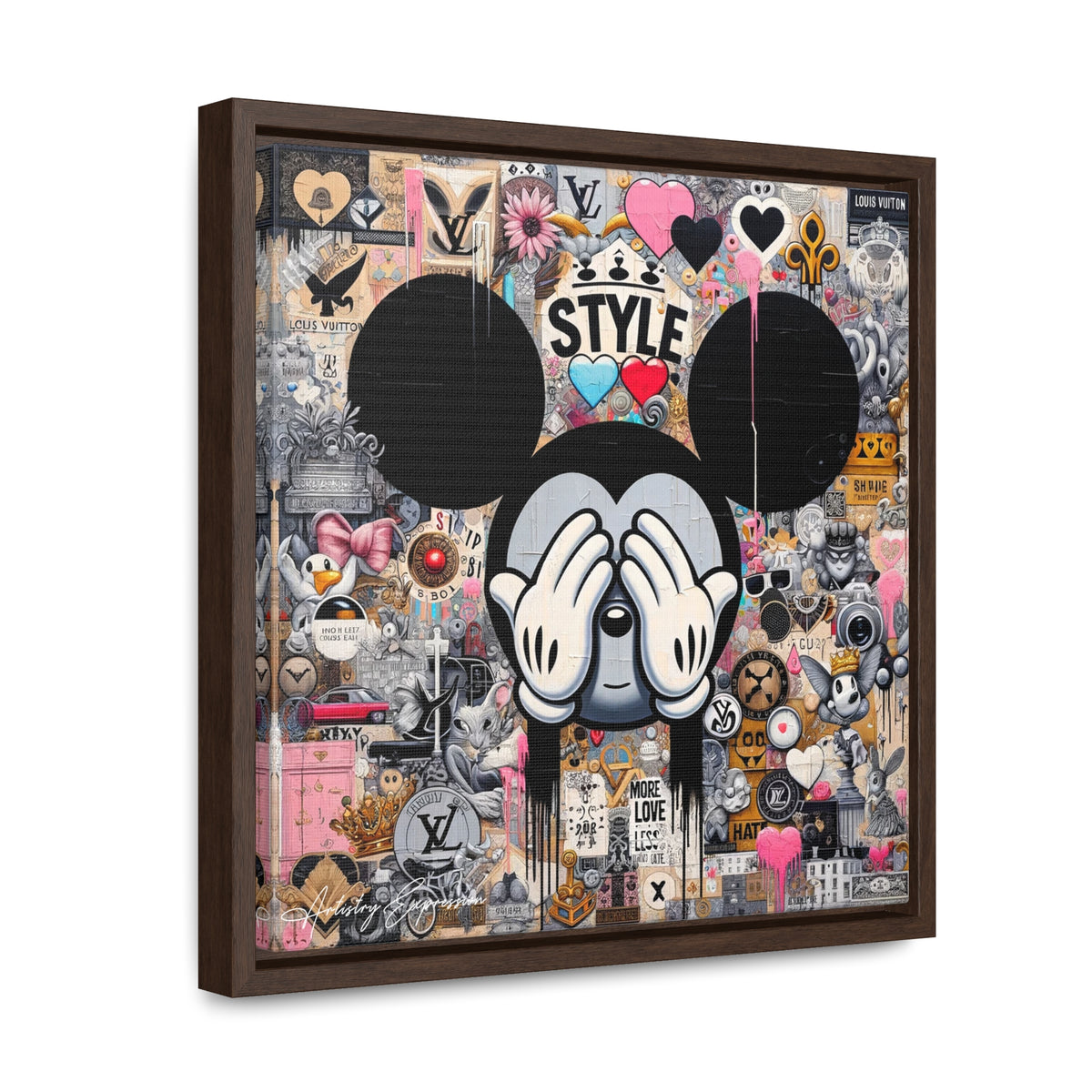 Urban Harmony: A Graffiti Mosaic of Pop Culture