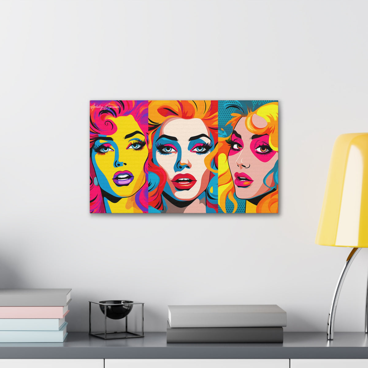 Neon Nostalgia: Faces of 80s and 90s Retro Glam