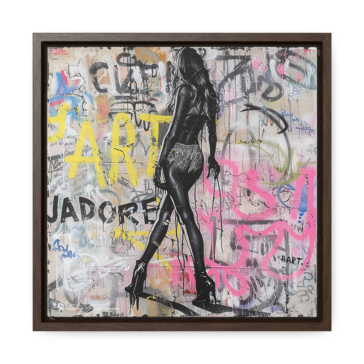 Sultry Streets: Graffiti Femme Fatale