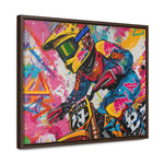 Urban Thrill: Graffiti Motorcycle Journey