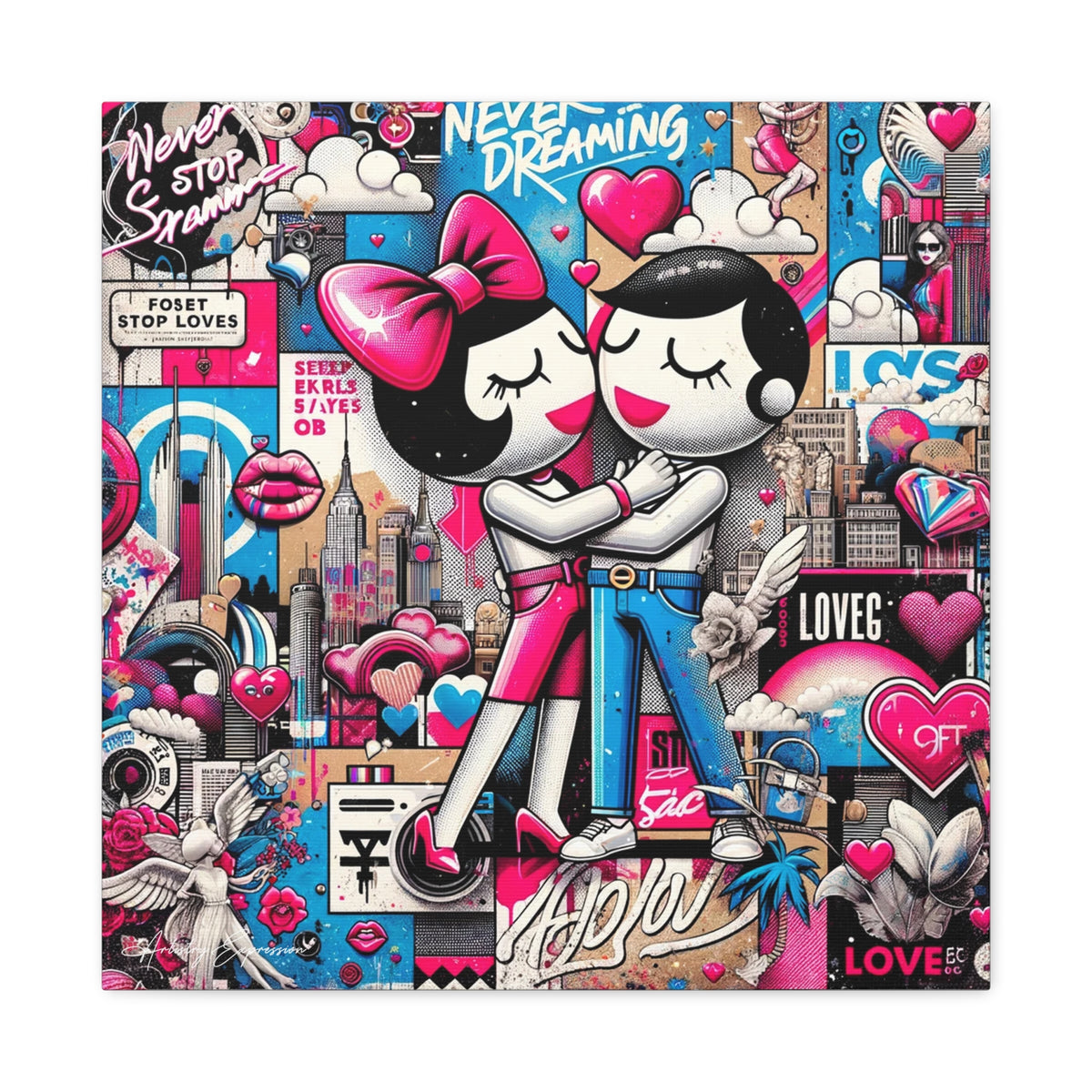 City Pulse: Dynamic Graffiti Mural