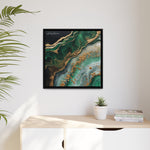 Emerald Ebb: Abstract Fluidity