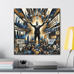 The Hustler's Anthem: Graffiti Tribute to Hard Work and Success