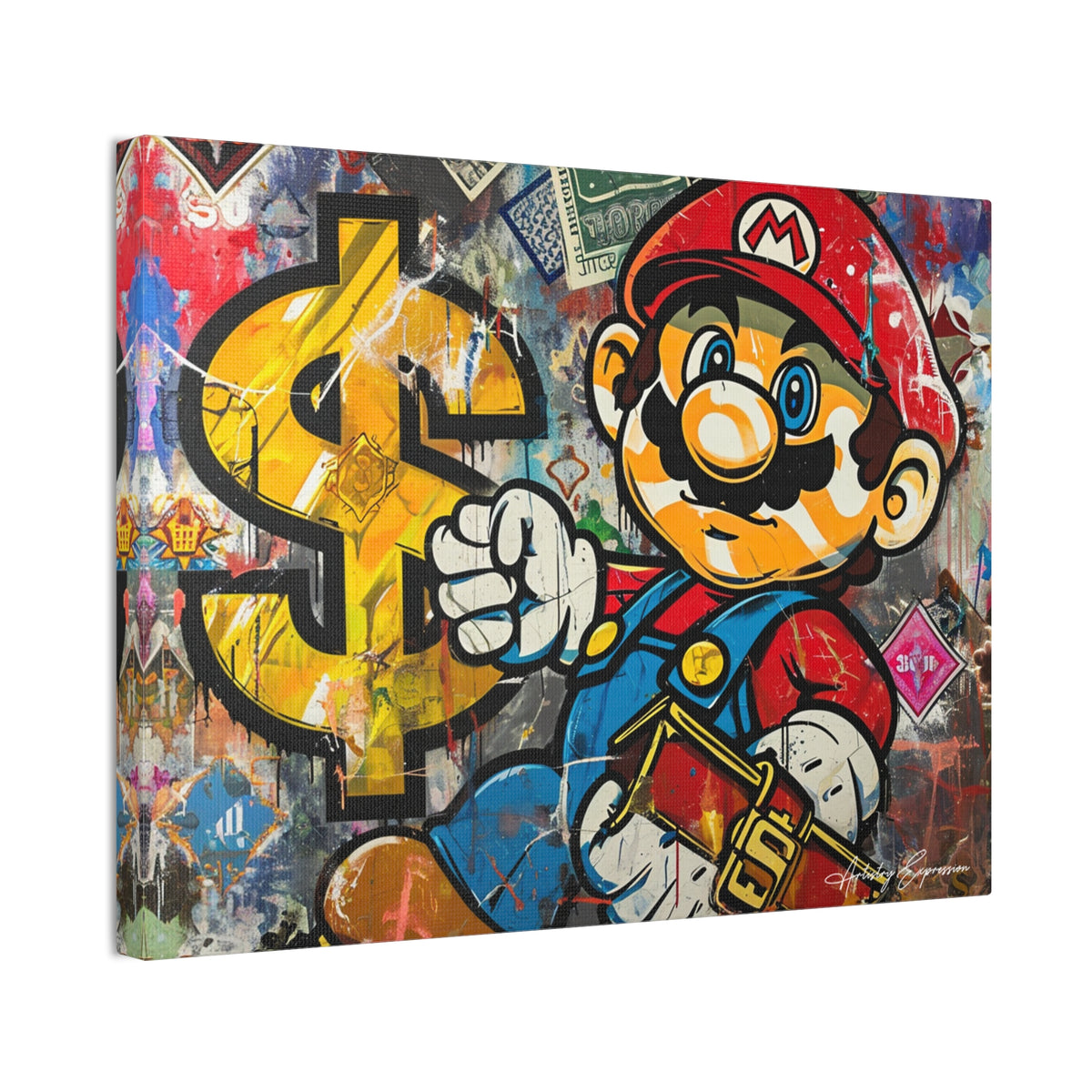 Graffiti Mushroom Kingdom: Mario's Fashionable Journey