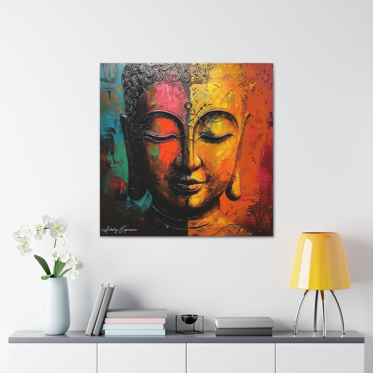 Transcendent Fusion: Contemporary Buddha