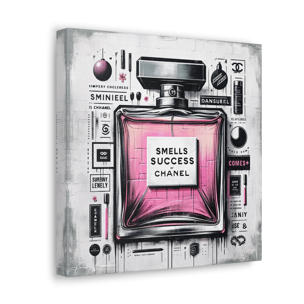 Scent of Triumph: Modern Graffiti Interpretation of Perfume