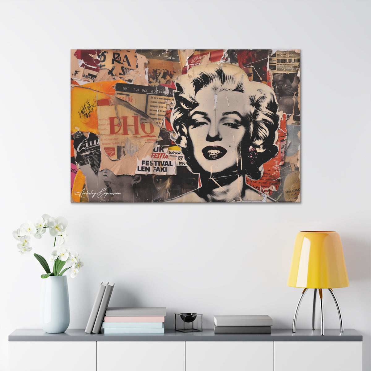 Iconic Collage: Marilyn Monroe in Pop Culture