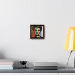 Color Splash: Vibrant Pop Art Lady Portrait
