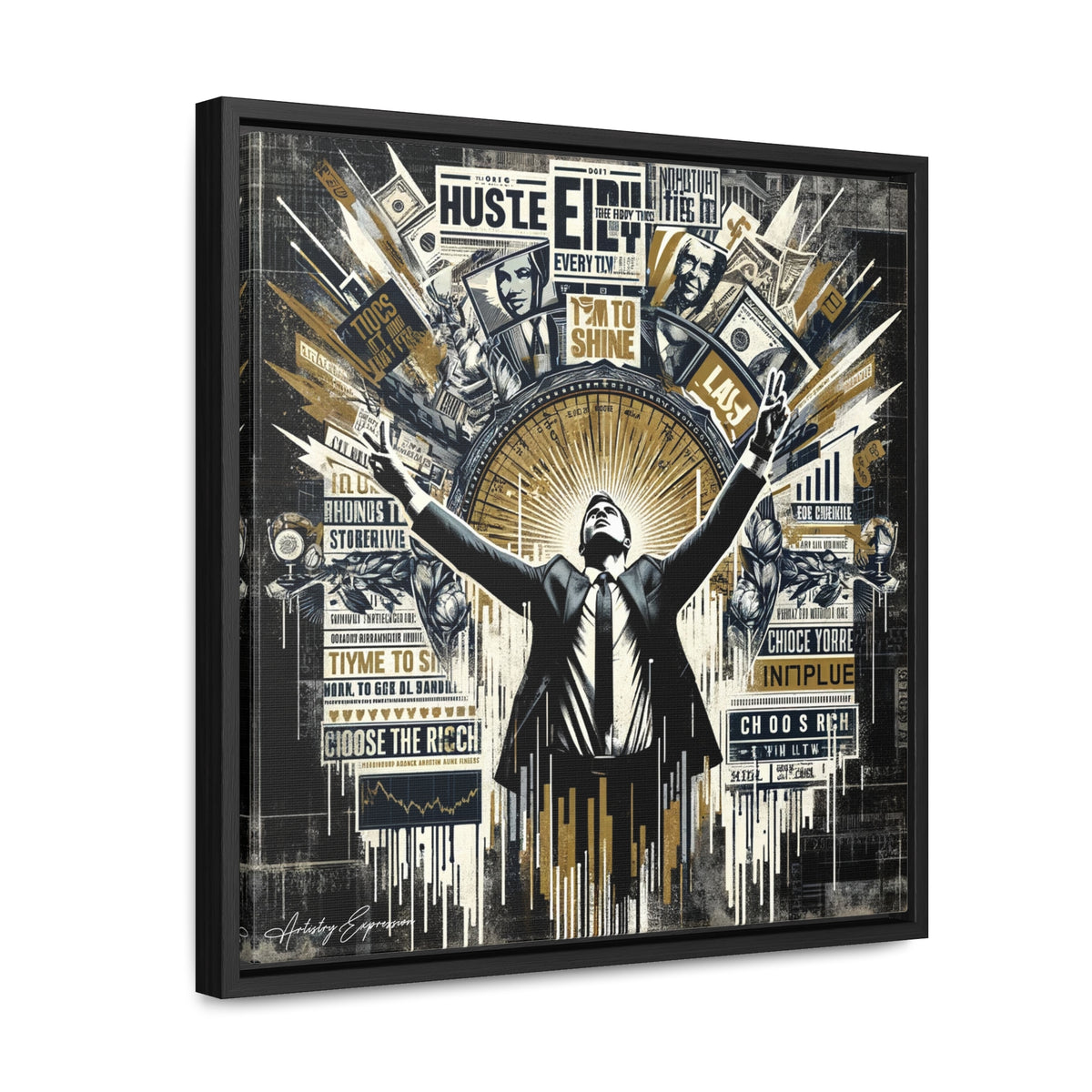 Symphonie du succès : une ode aux graffitis au triomphe financier