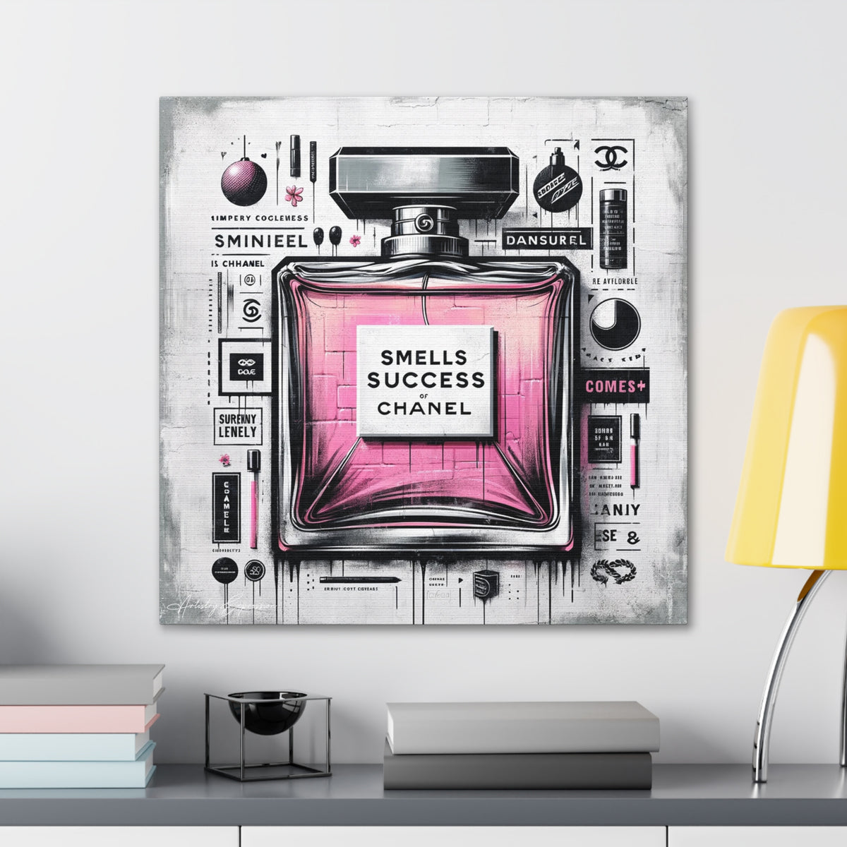 Scent of Triumph: Modern Graffiti Interpretation of Perfume