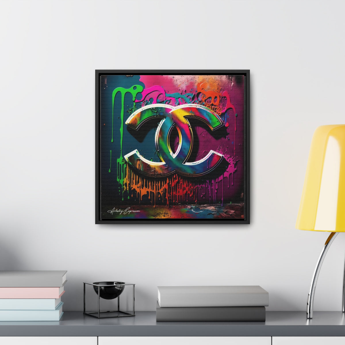 Street Art Broadcast: Channel Logo on Graffiti Wall