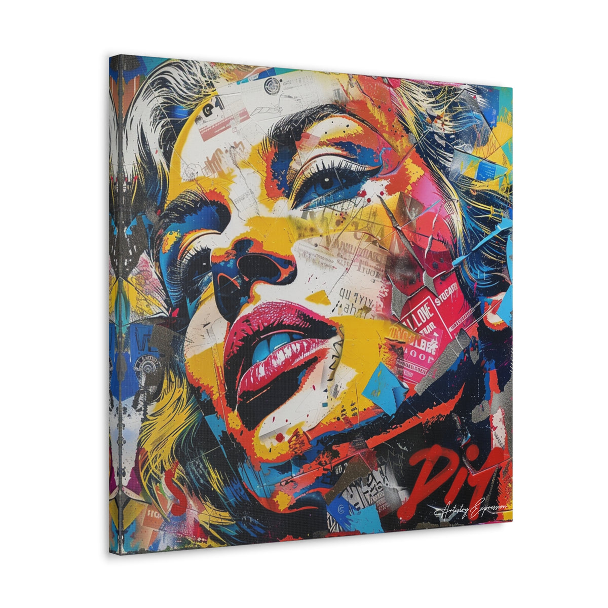 Iconica: A Symphony of Pop Art and Abstract Expressionism