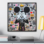 Mickey's Message: Street Art with a Pop Twist