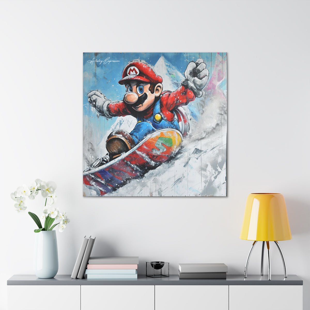Mario's Snowy Sky Adventure