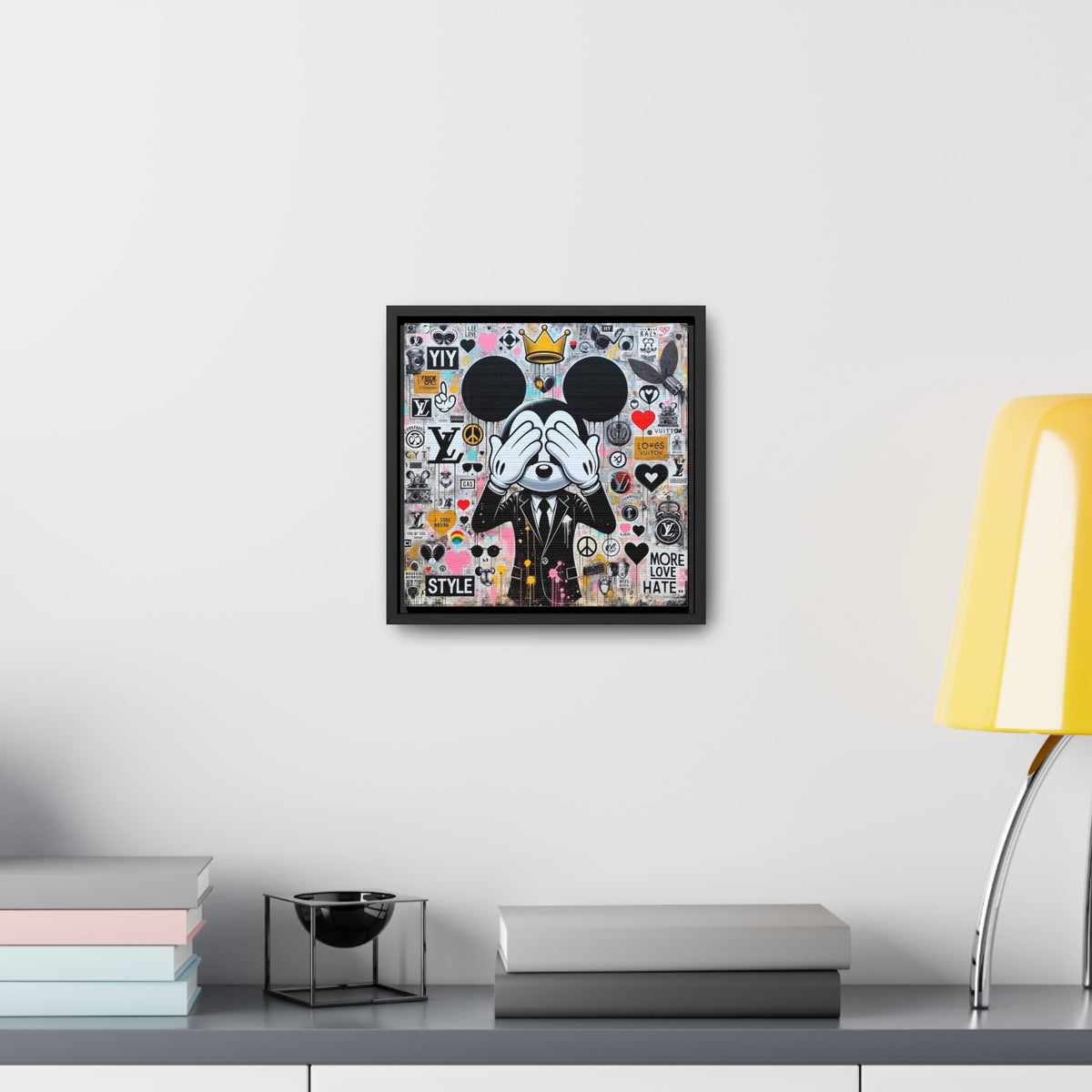 Mickey's Message: Street Art with a Pop Twist