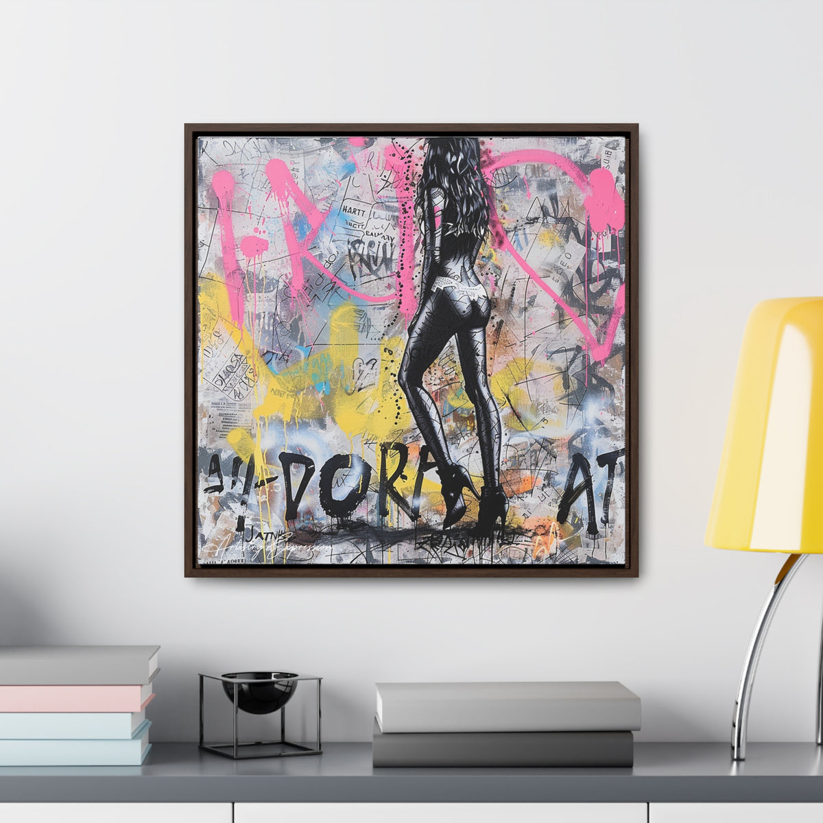 Sultry Streets: Embracing Graffiti Glamour