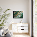 Emerald Ebb: Abstract Fluidity