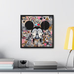 Urban Harmony: A Graffiti Mosaic of Pop Culture
