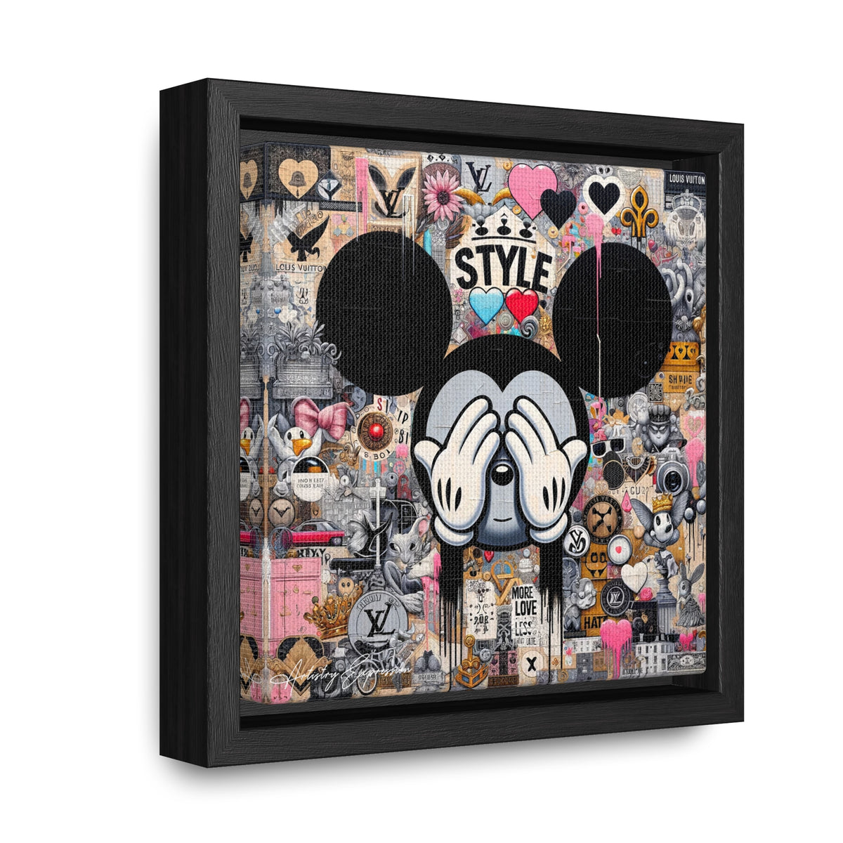Urban Harmony: A Graffiti Mosaic of Pop Culture