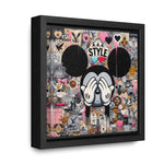 Urban Harmony: A Graffiti Mosaic of Pop Culture