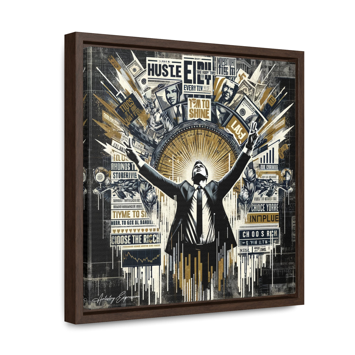 Symphonie du succès : une ode aux graffitis au triomphe financier