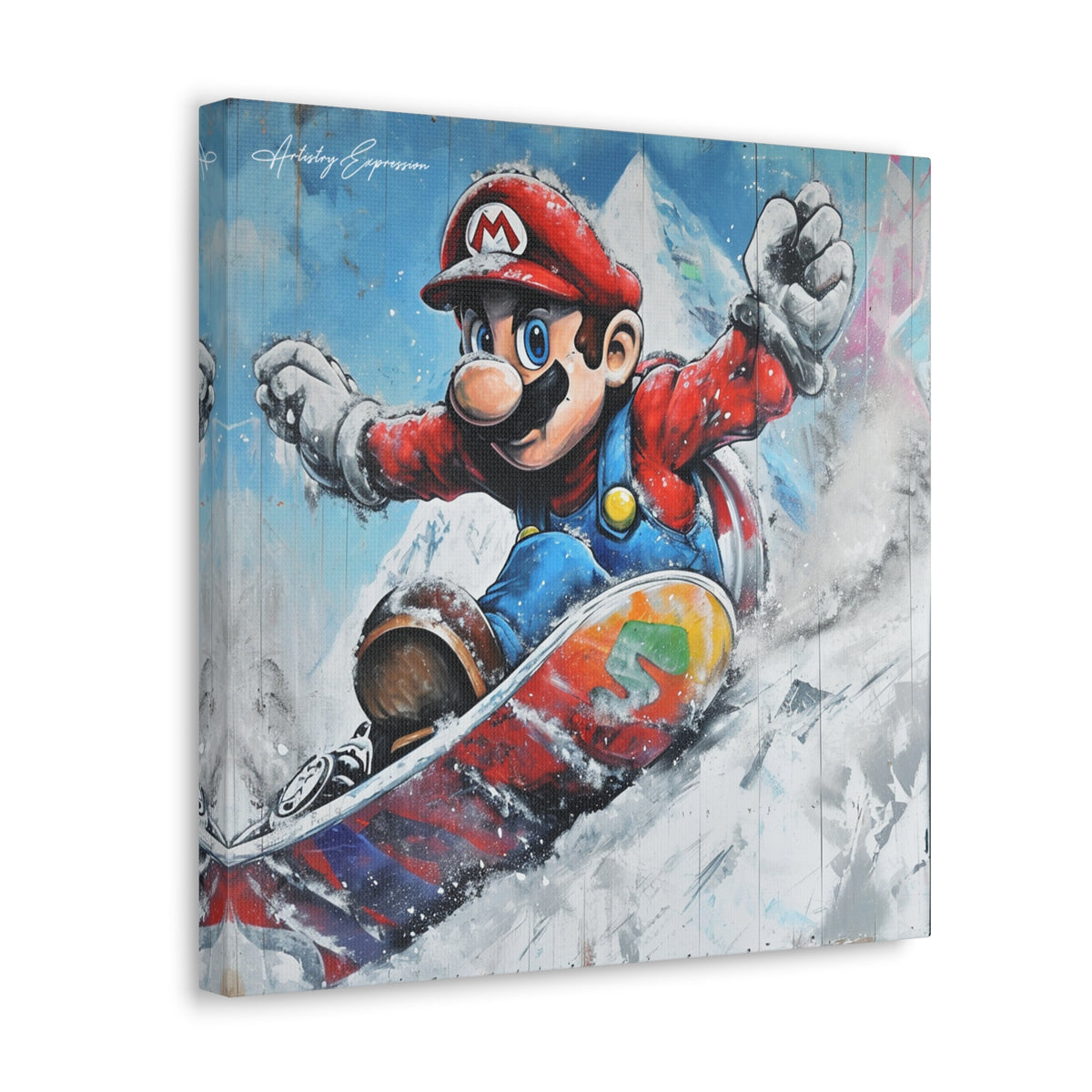 Mario's Snowy Sky Adventure