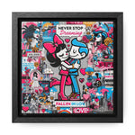 Urban Expression: Vibrant Graffiti Canvas