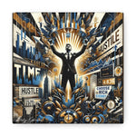 The Hustler's Anthem: Graffiti Tribute to Hard Work and Success