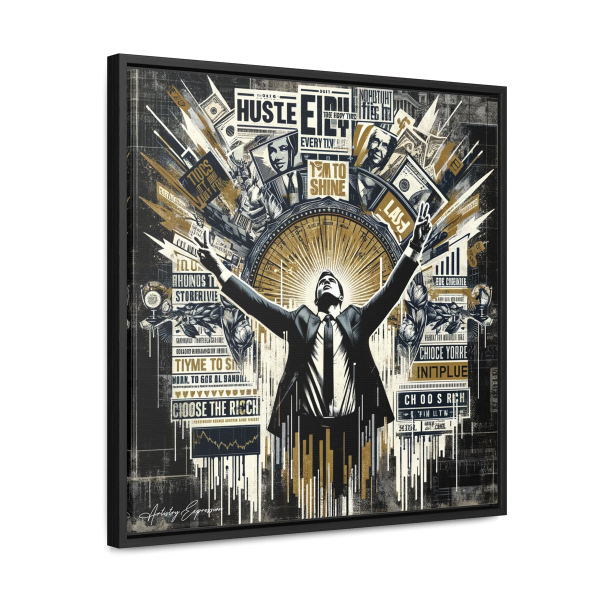 Symphonie du succès : une ode aux graffitis au triomphe financier