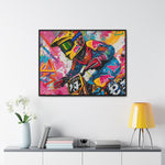 Urban Thrill: Graffiti Motorcycle Journey