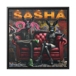 Playful Intrigue: Graffiti Mural with Anthropomorphic Rabbits