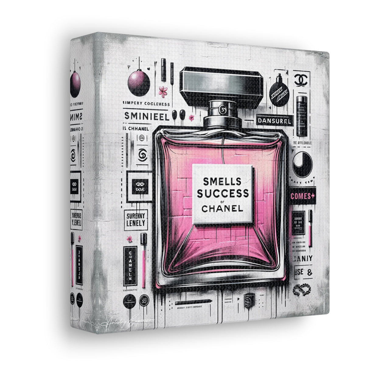 Scent of Triumph: Modern Graffiti Interpretation of Perfume