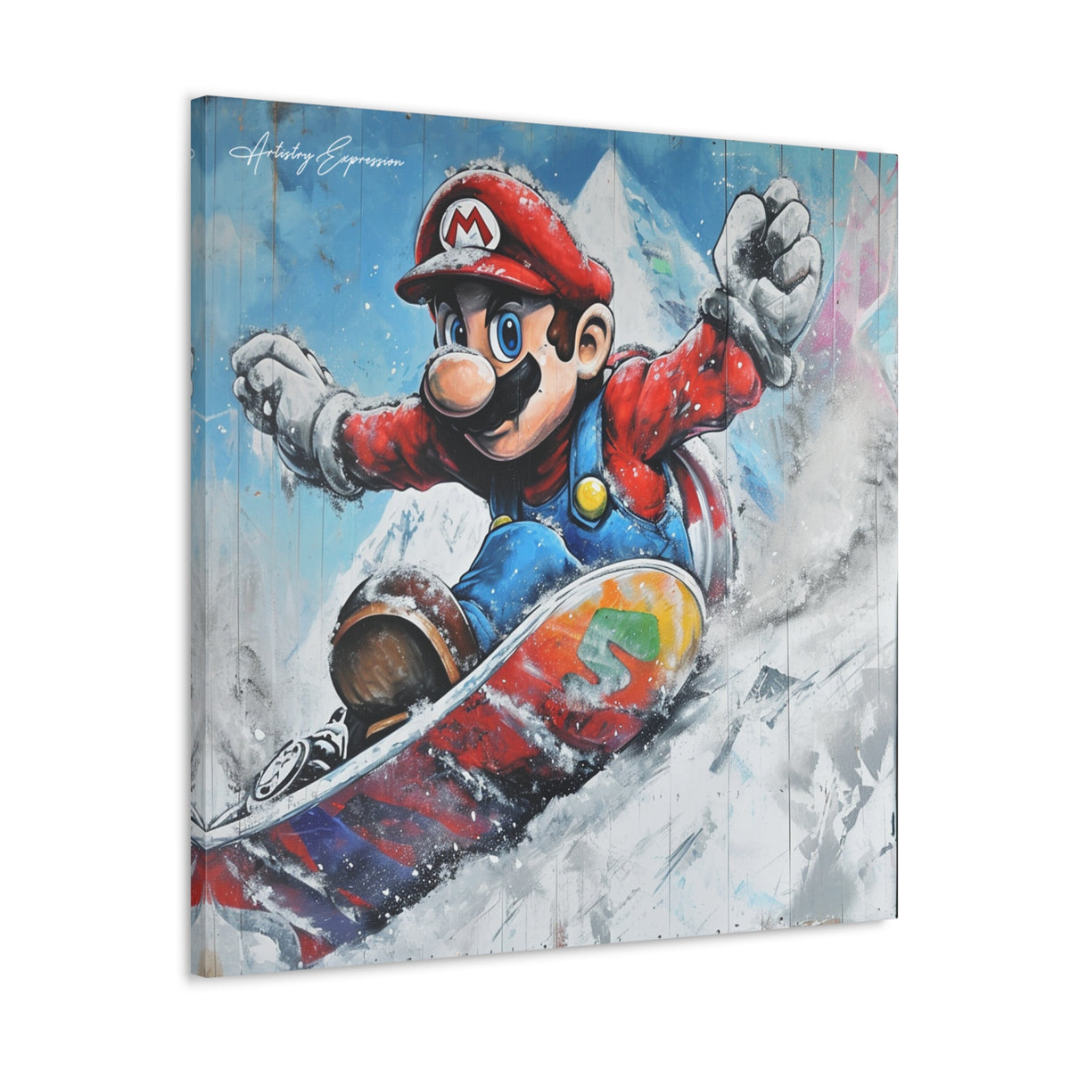 Mario's Snowy Sky Adventure