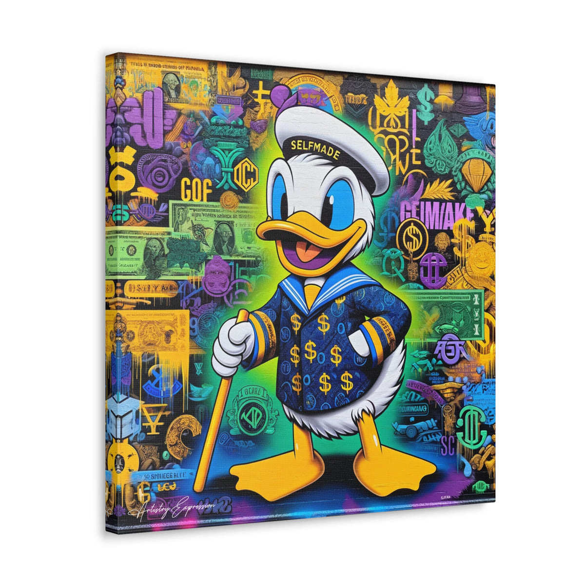 Urban Rebellion: Donald Duck in Street Art