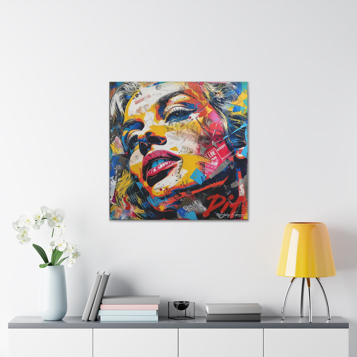 Iconica: A Symphony of Pop Art and Abstract Expressionism