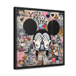 Urban Harmony: A Graffiti Mosaic of Pop Culture