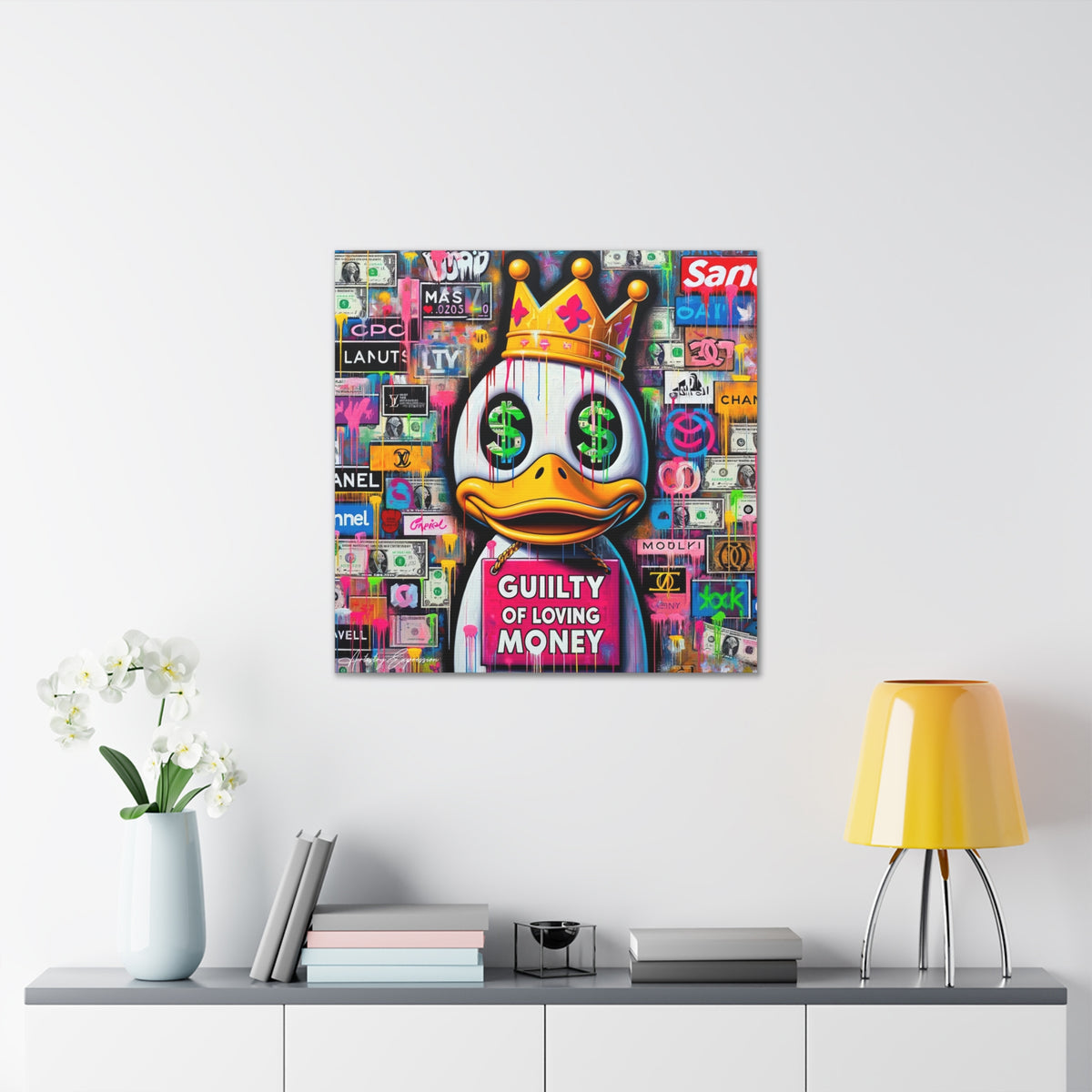 Luxury Lament: Graffiti Art on Obsession with Money