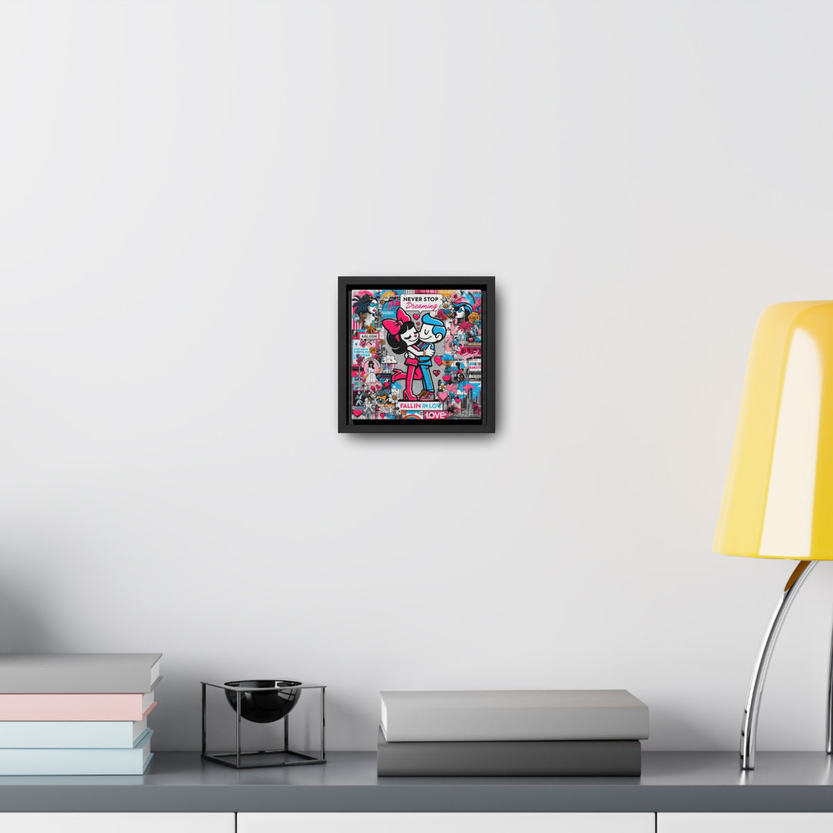 Urban Expression: Vibrant Graffiti Canvas