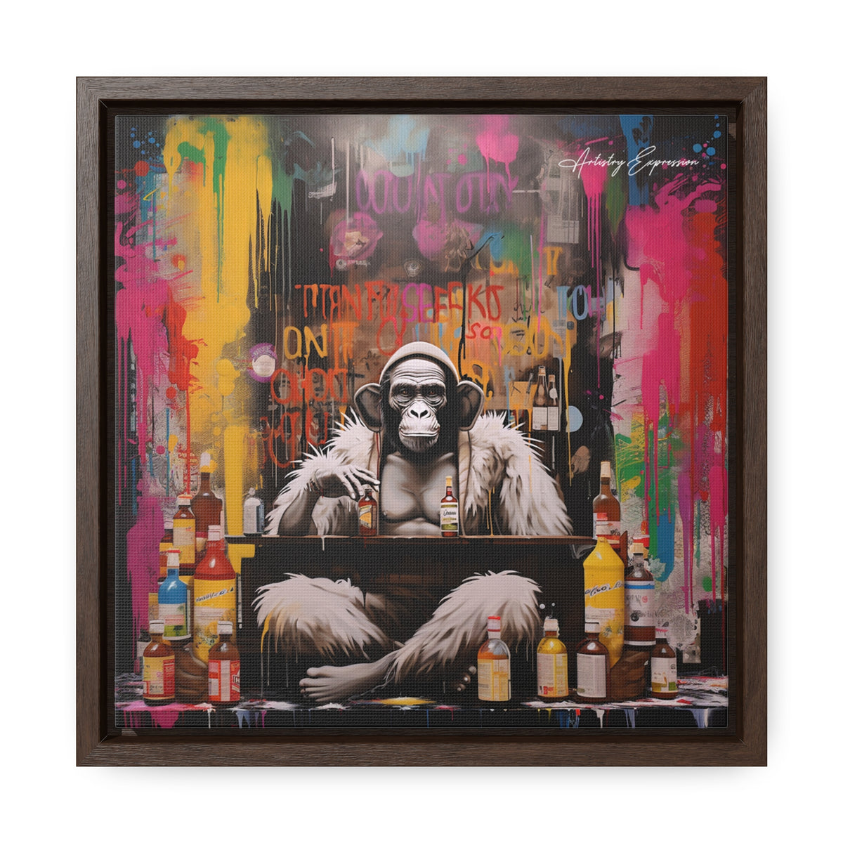 Wild Night Out: Gorilla Hangout in Color