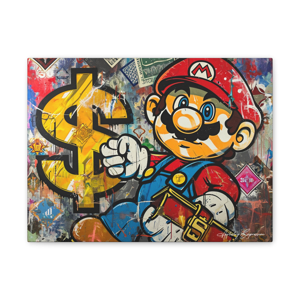 Graffiti Mushroom Kingdom: Mario's Fashionable Journey
