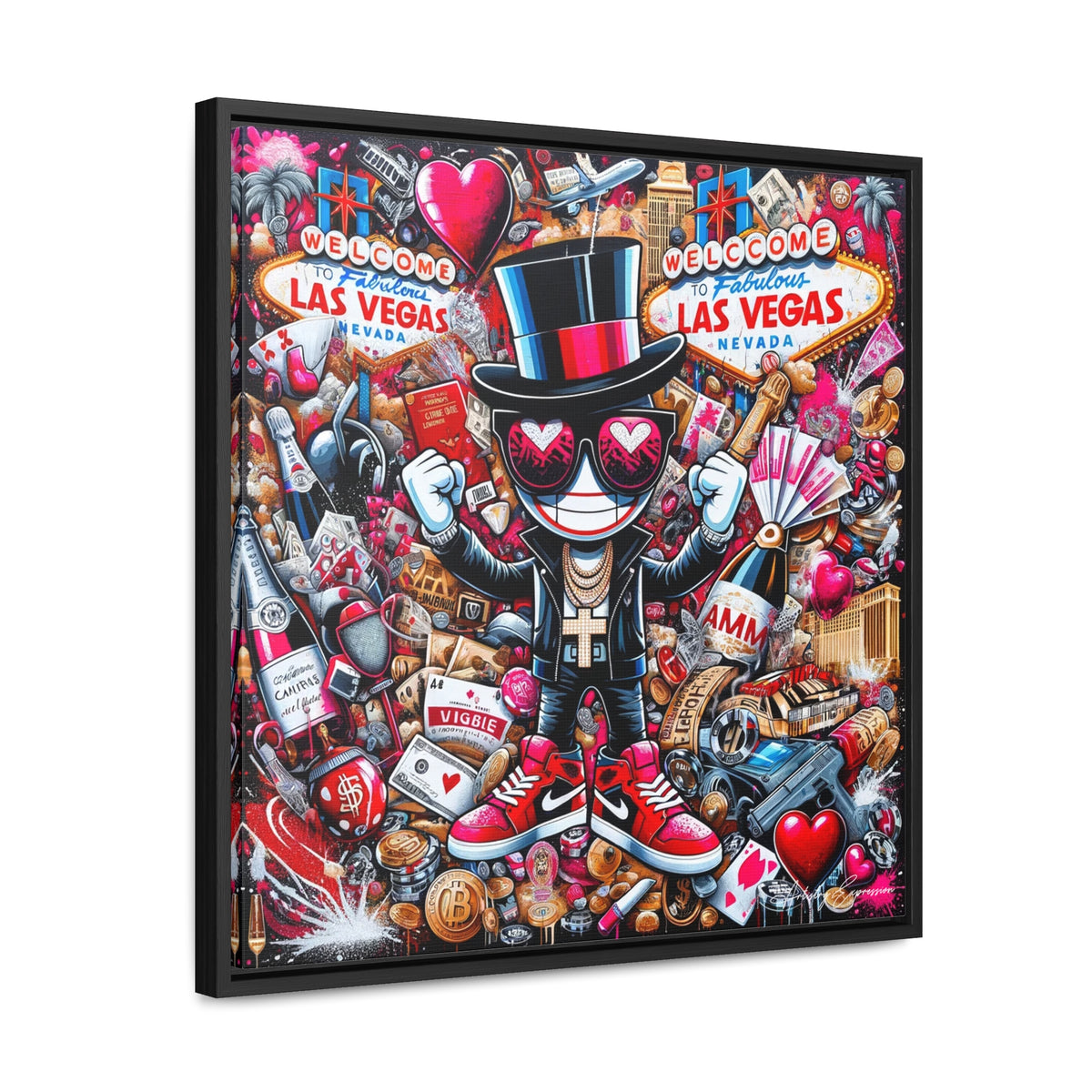 Neon Nights : exploration des graffitis des vibrations de Vegas