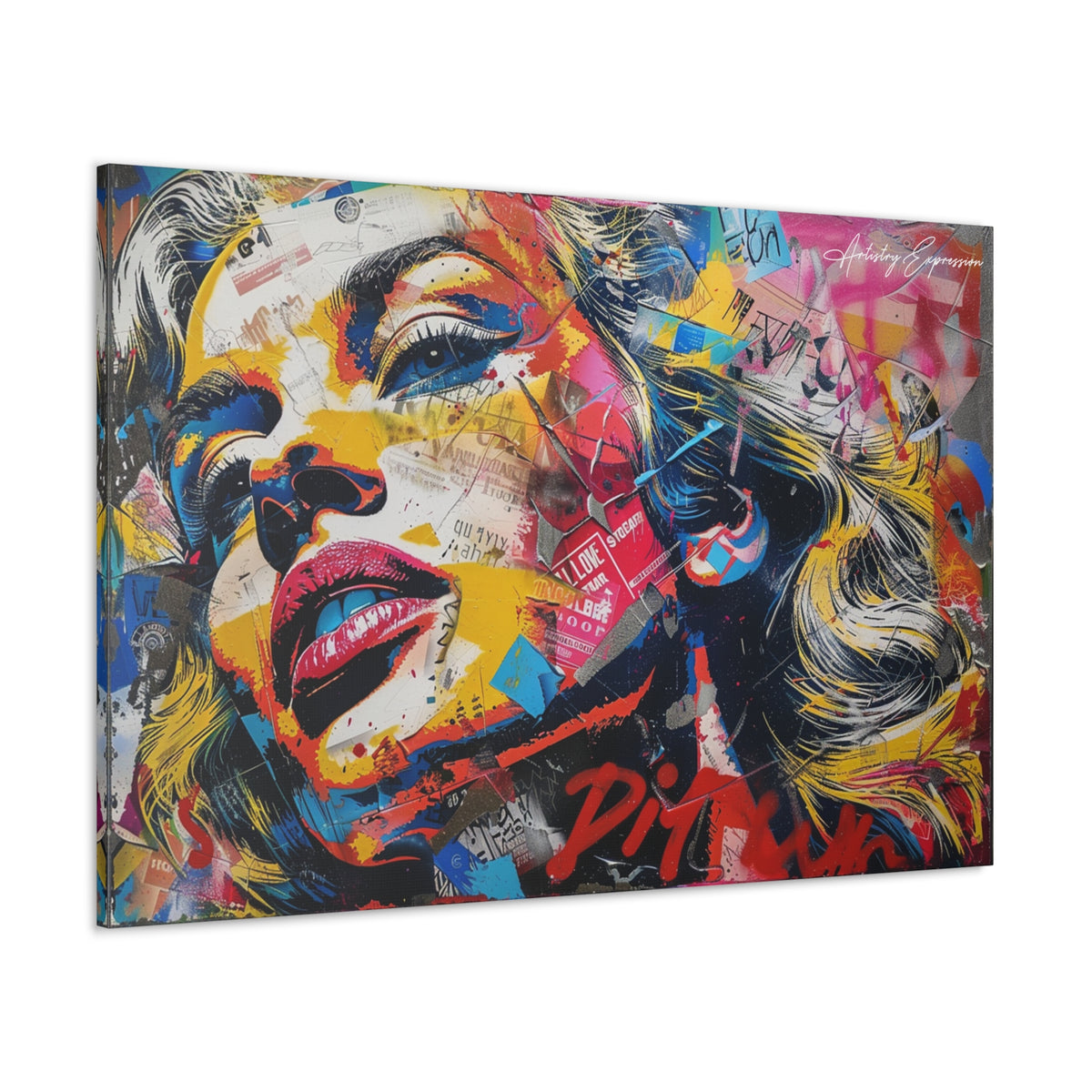 Iconica: A Symphony of Pop Art and Abstract Expressionism