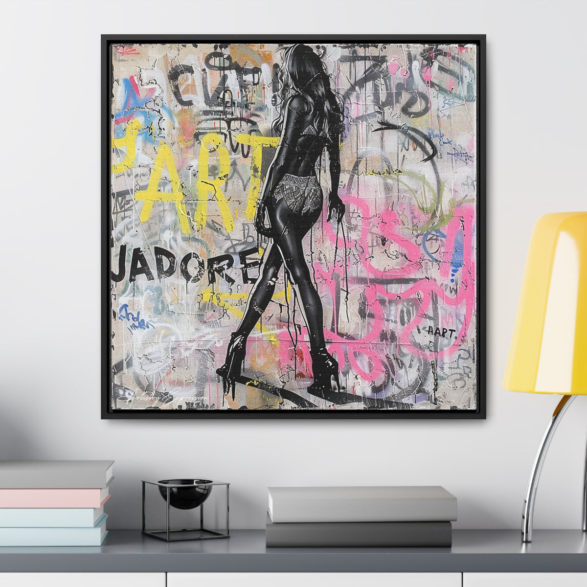 Sultry Streets: Graffiti Femme Fatale