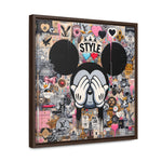 Urban Harmony: A Graffiti Mosaic of Pop Culture